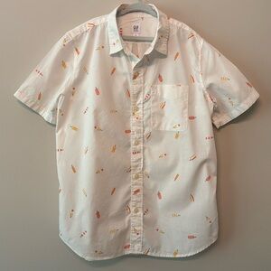 Adorable boy’s Gap Summer Shirt Popsicles! Size L Large 10